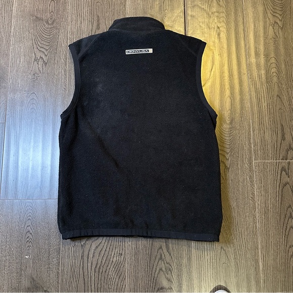 DKNY USA Black Fleece Vest – Women’s Size S – Vintage Donna Karan New York - Picture 2 of 10